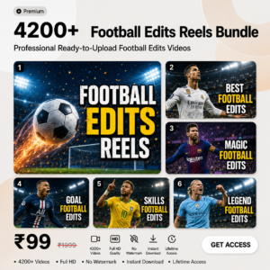 4200+ Football Edits Reels Bundle