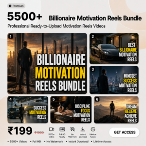 5500+ Billionaire Motivation Reels Bundle