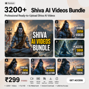 3200+ Shiva AI Videos Bundle