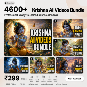 4600+ Krishna AI Videos Bundle