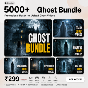 5000+ Ghost Videos Bundle | Ready-to-Upload Horror Reels Pack
