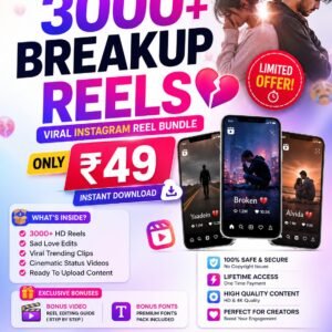 3000+ Breakup Reels Bundle